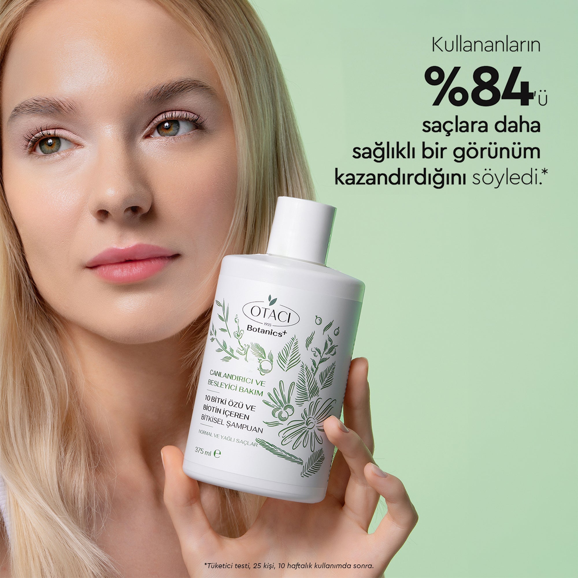 Botanics+ Canlandırıcı ve Besleyici Bitkisel Şampuan 375 ml 2'li Set
