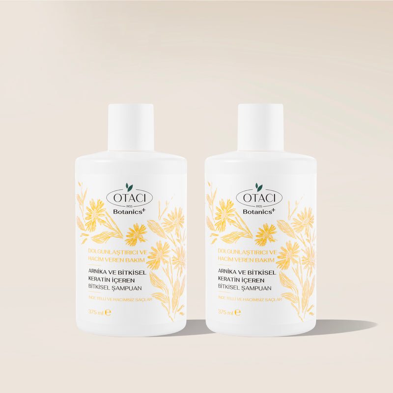 Botanics+ Dolgunlaştırıcı ve Hacim Veren Bitkisel Şampuan 375 ml 2'li Set