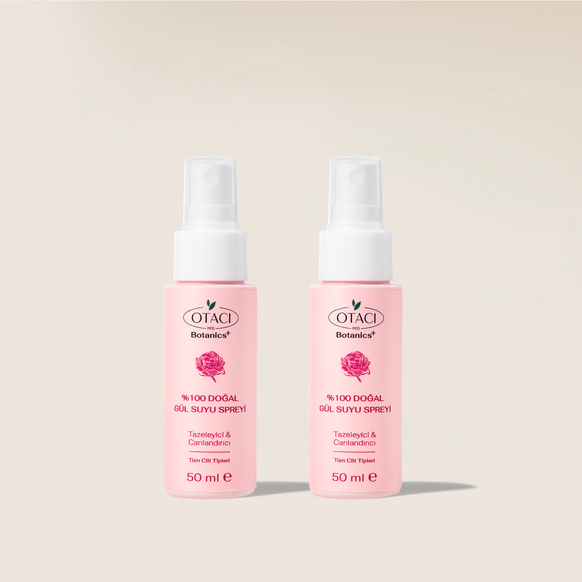 OTACI Botanics+ Gül Suyu Spreyi İkili Set - 2x50ml