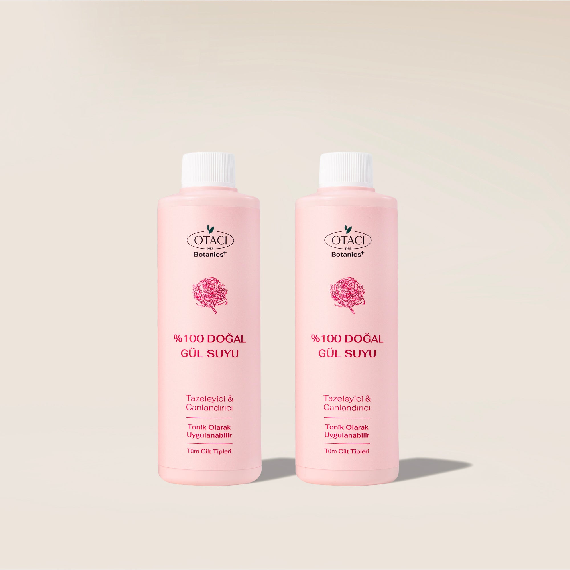 Botanics+ %100 Doğal Gül Suyu 250 ml 2'li Set