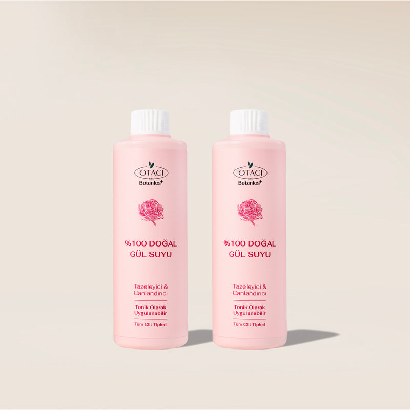 Botanics+ %100 Doğal Gül Suyu 250 ml 2'li Set