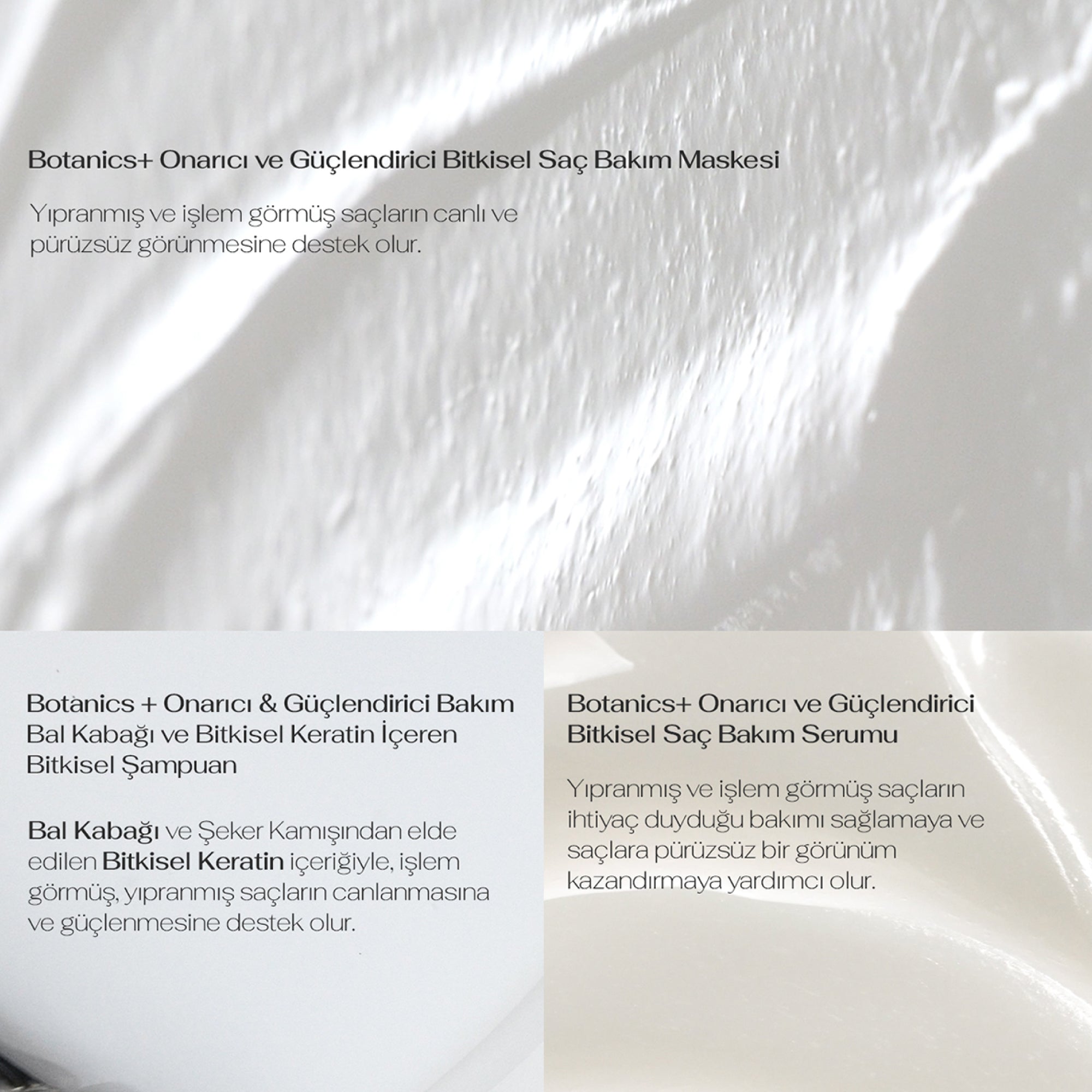 Botanics+ Onarıcı ve Güçlendirici Saç Bakım Seti