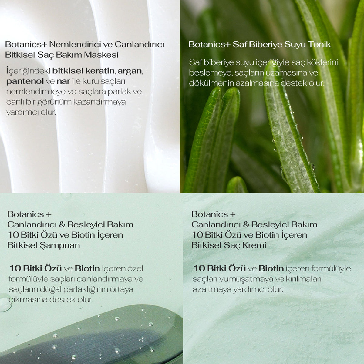 Botanics+ Besleyici Saç ve Saç Derisi Bakım Seti