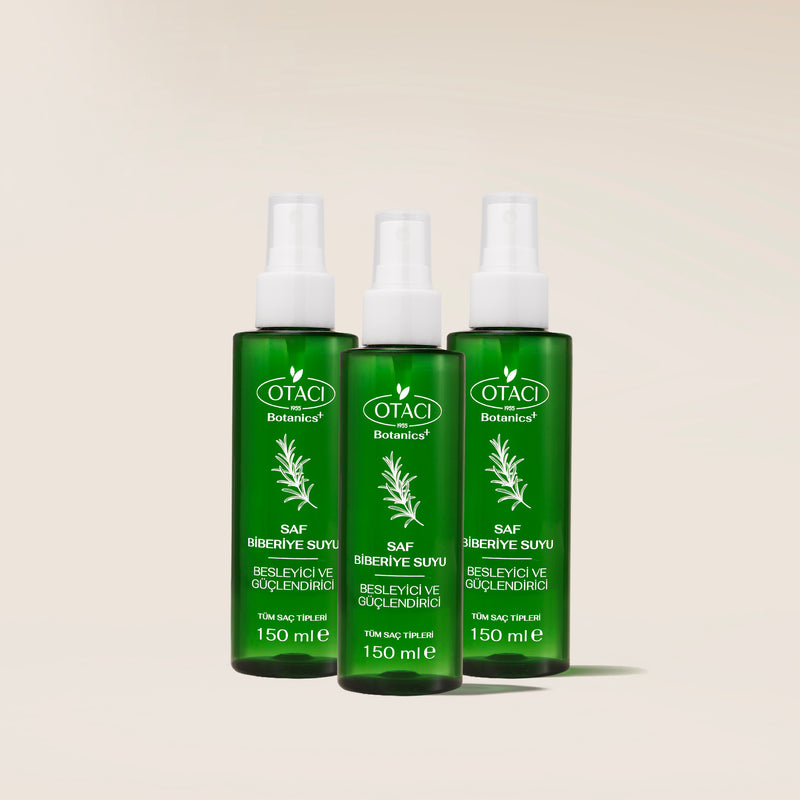 Botanics+ Besleyici ve Güçlendirici Saf Biberiye Suyu 150 ml 3'lü Set