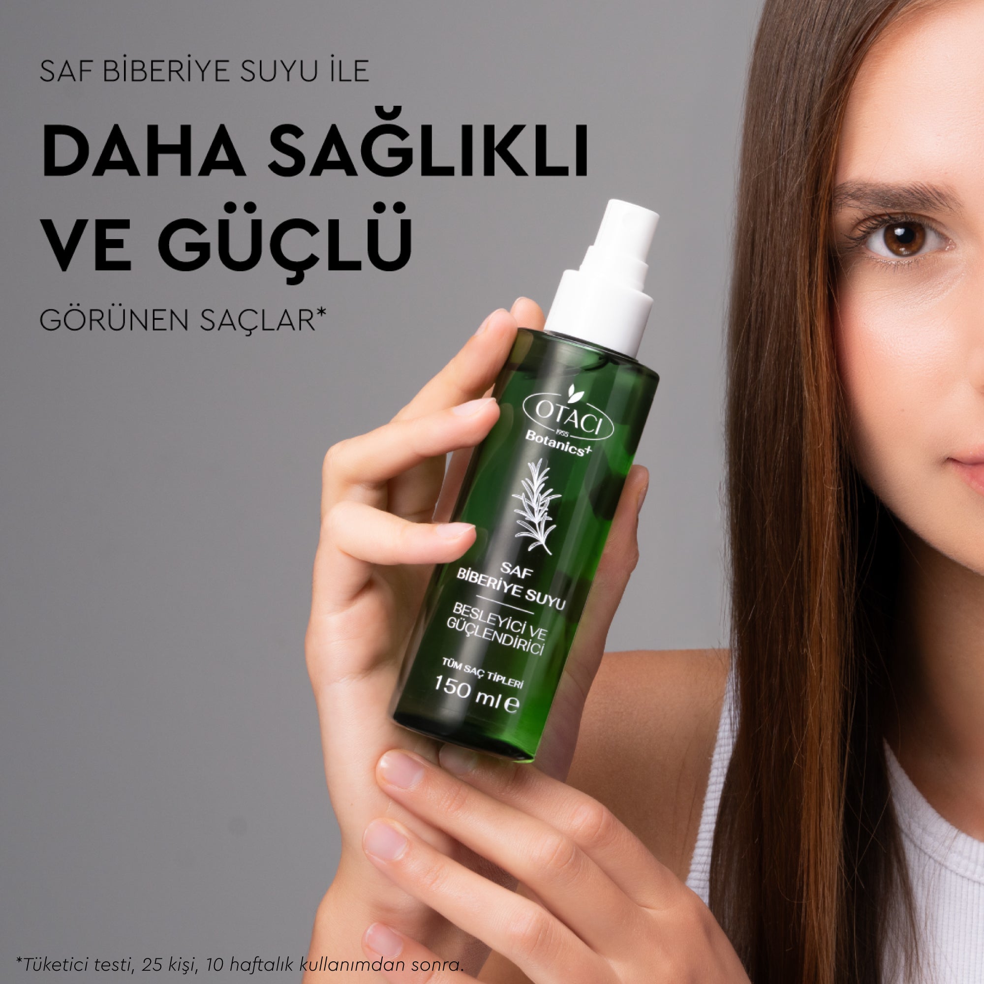 Botanics+ Besleyici ve Güçlendirici Saf Biberiye Suyu 150 ml 3'lü Set