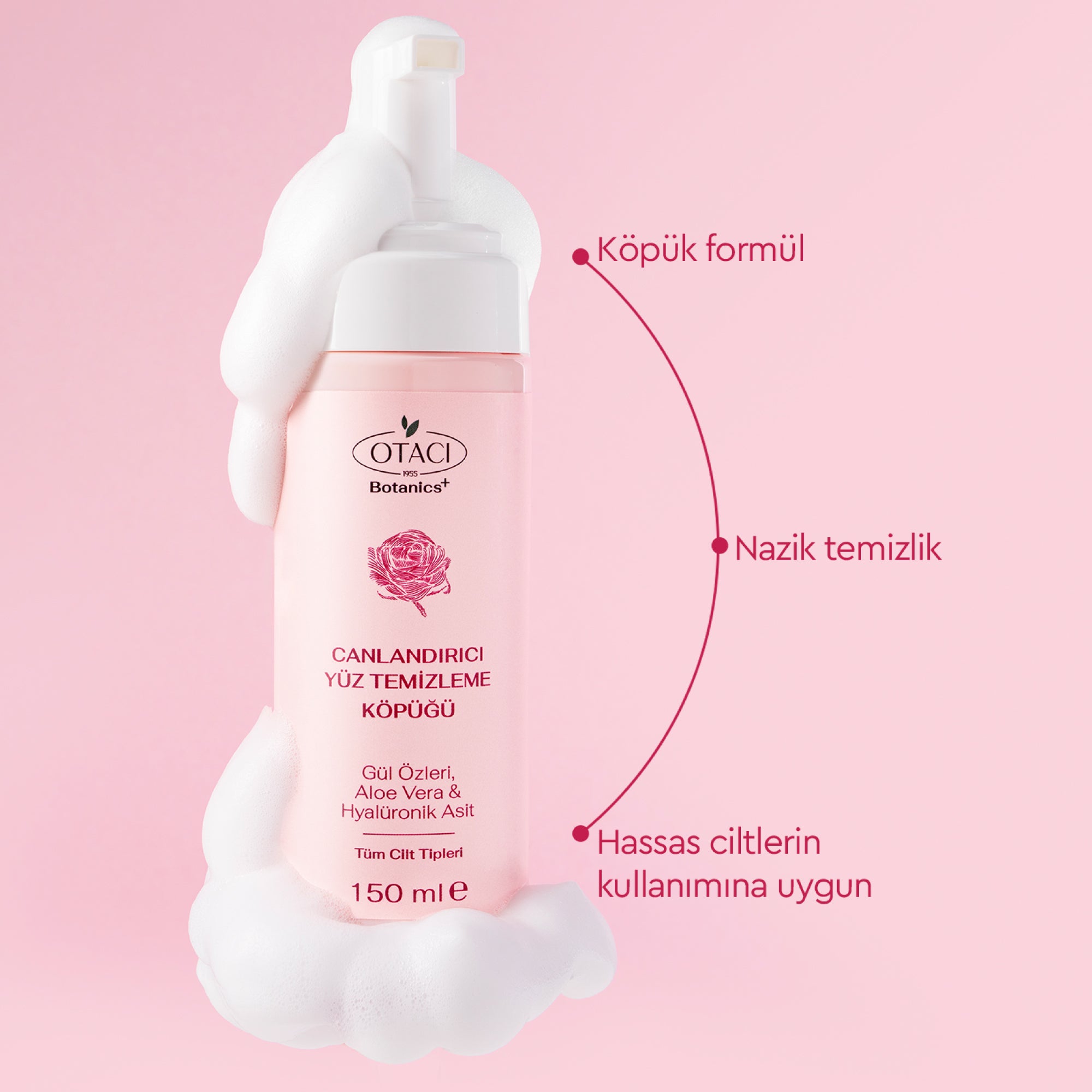 Botanics+ Canlandırıcı Yüz Temizleme Köpüğü 150 ml