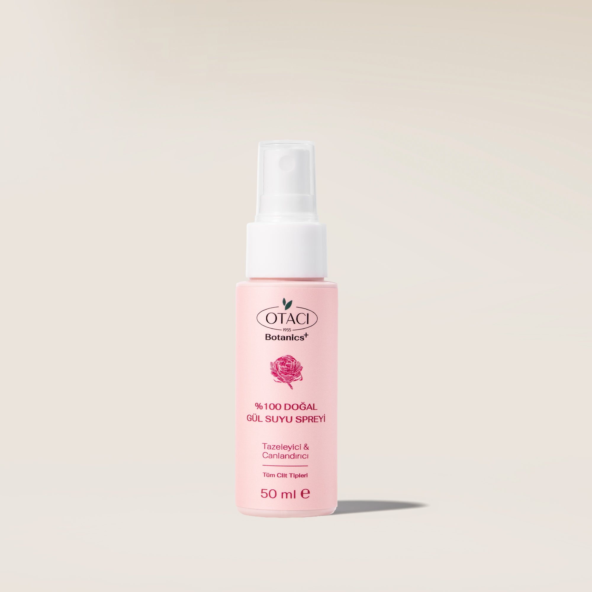 Botanics+ %100 Doğal Gül Suyu Yüz Spreyi 50 ml