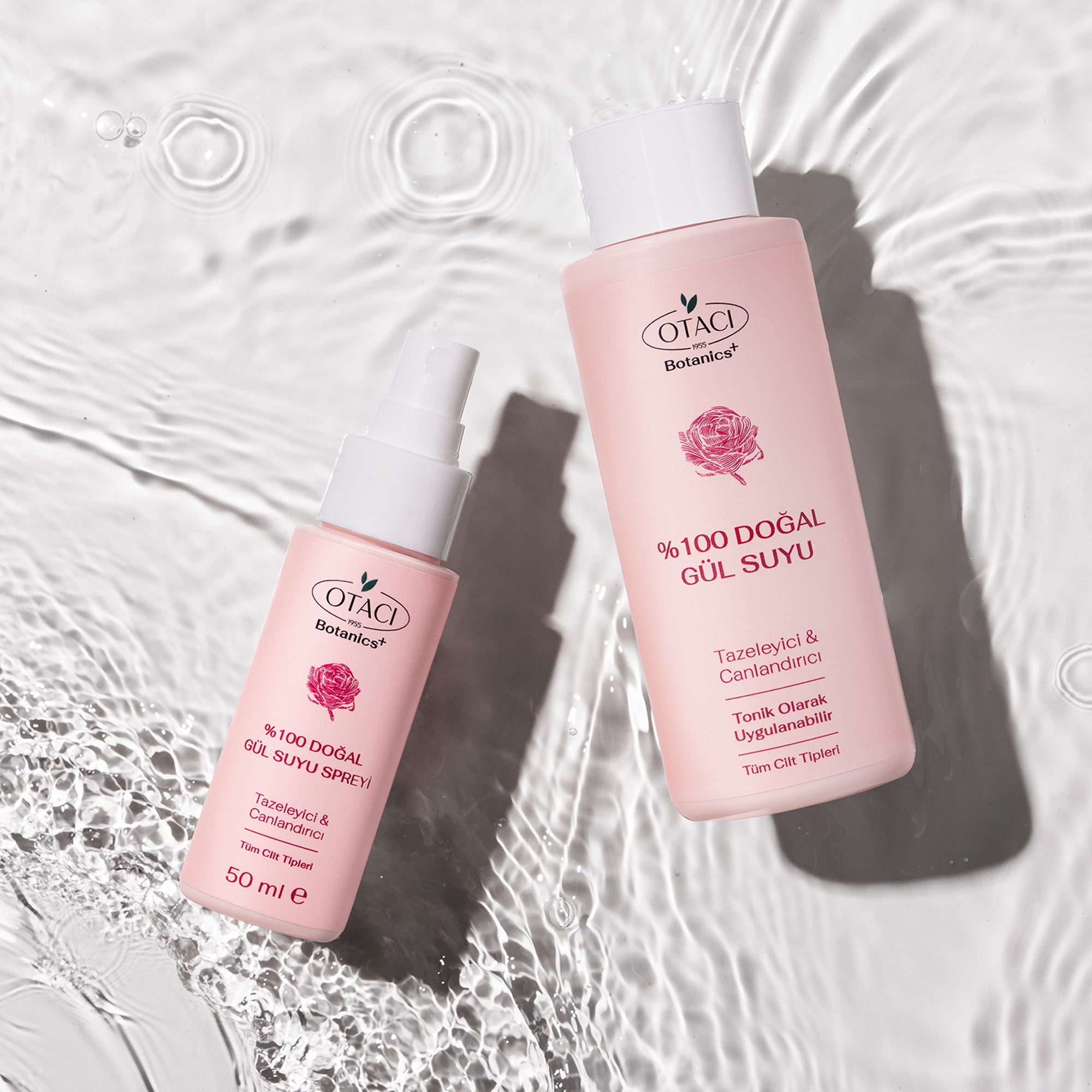 Botanics+ %100 Doğal Gül Suyu Yüz Spreyi 50 ml