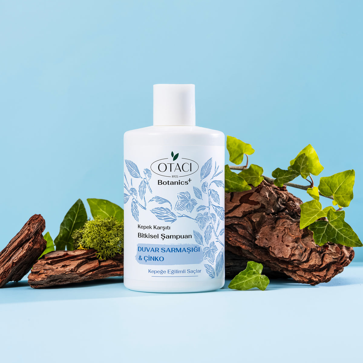Botanics+ Duvar Sarmaşığı ve Çinko İçeren Kepek Karşıtı Bitkisel Şampuan 375 ml