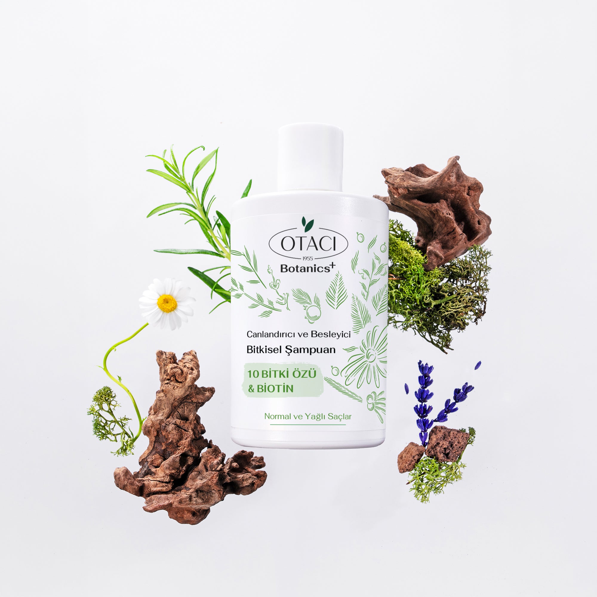 Botanics+ 10 Bitki Özü ve Biotin İçeren Canlandırıcı ve Besleyici Bitkisel Şampuan 375 ml