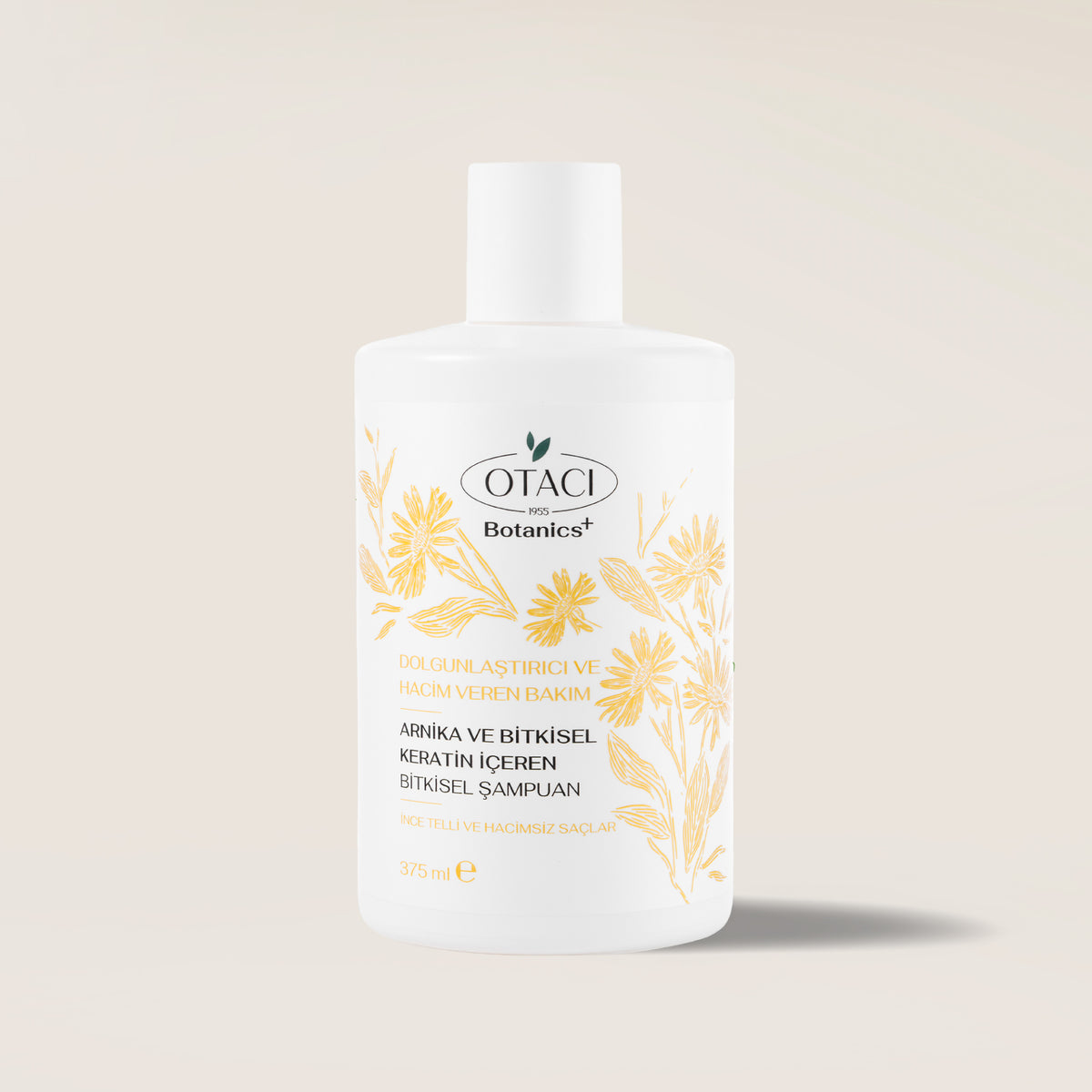 Botanics+ Arnika ve Bitkisel Keratin İçeren Dolgunlaştırıcı ve Hacim Veren Bitkisel Şampuan 375 ml