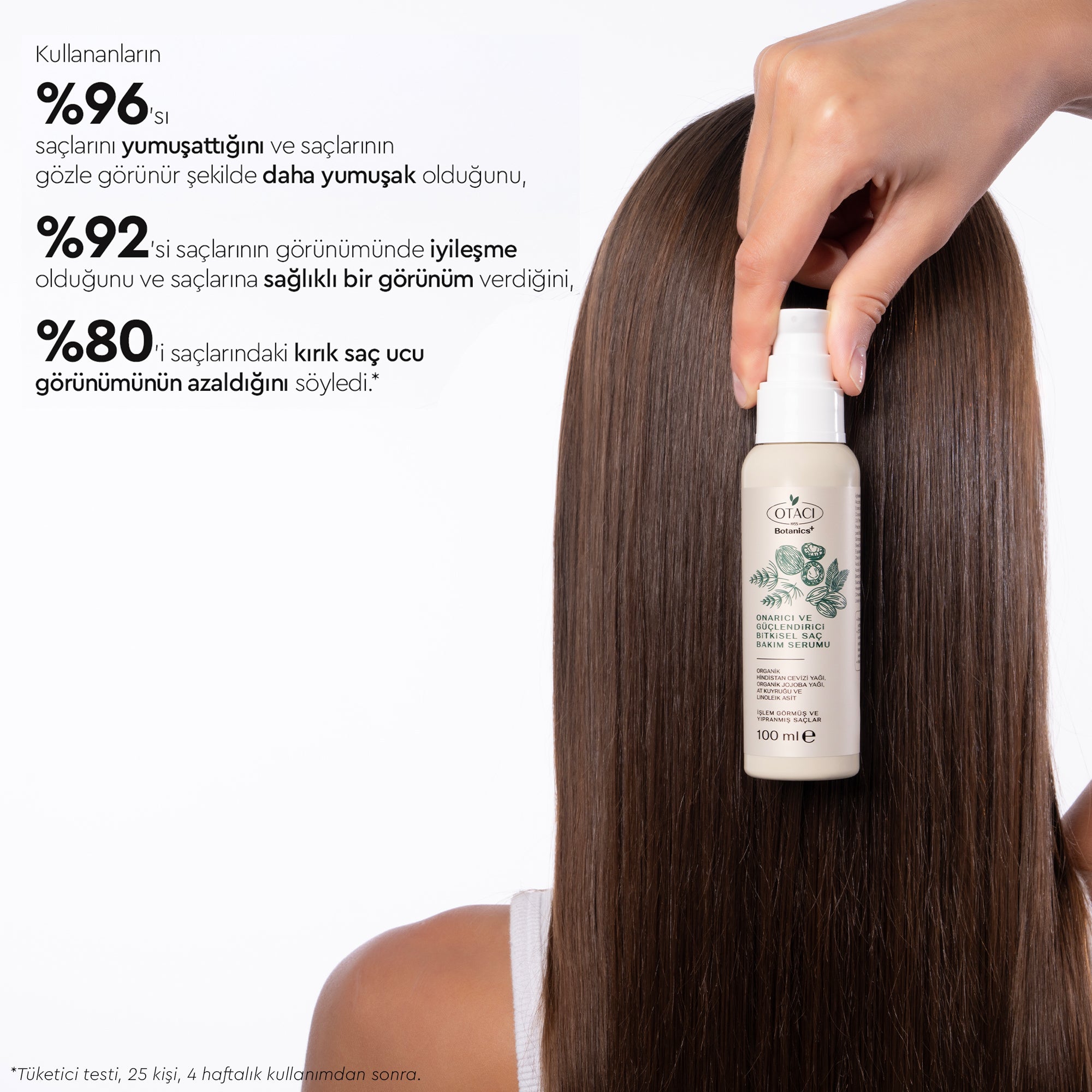 Botanics+ Onarıcı ve Güçlendirici Bitkisel Saç Bakım Serumu 100 ml