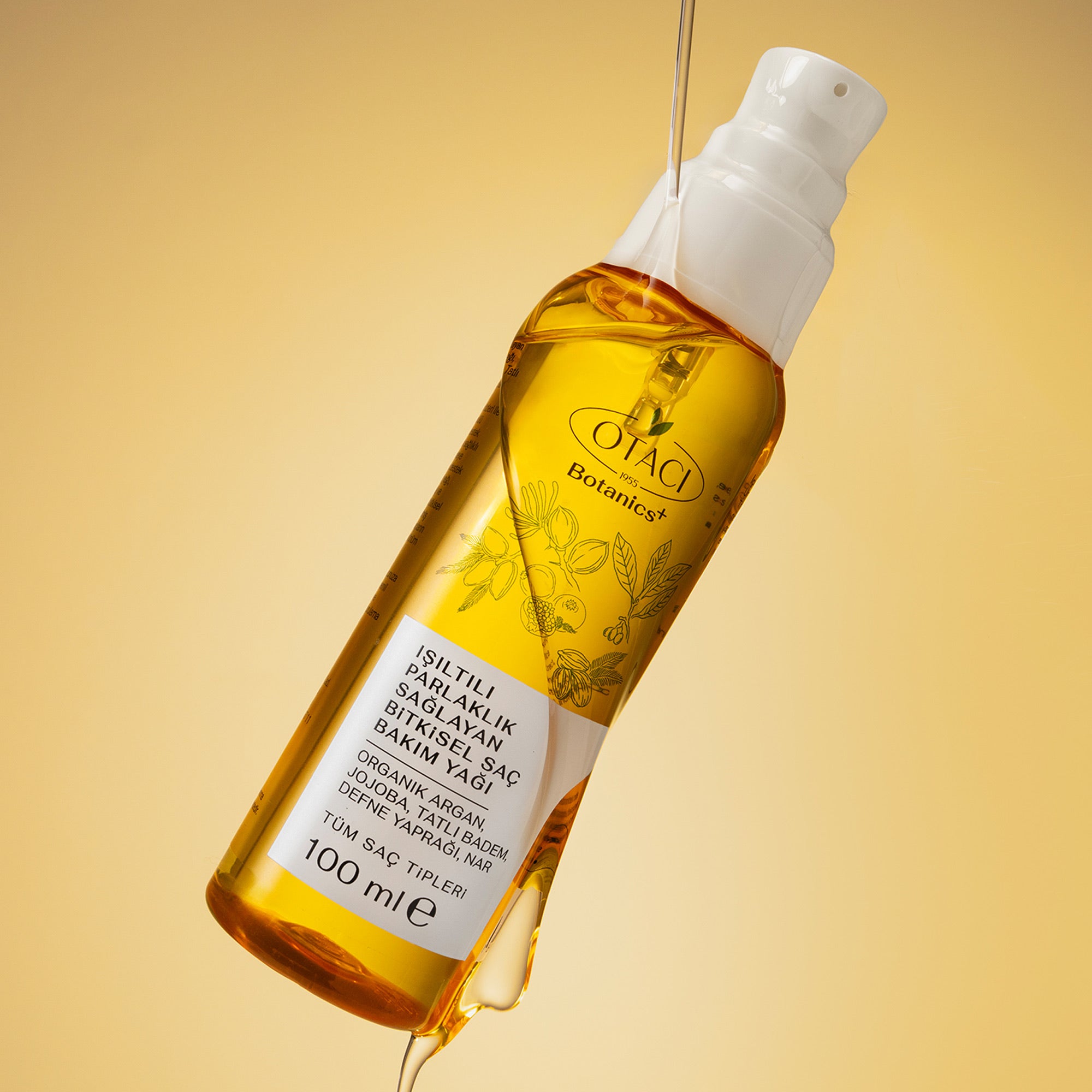 Botanics+ Işıltılı Parlaklık Sağlayan Bitkisel Saç Bakım Yağı 100 ml
