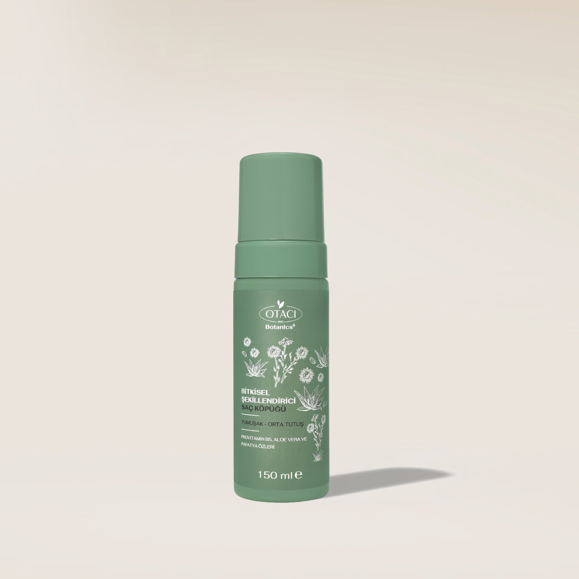 Botanics+ Bitkisel Saç Şekillendirici Saç Köpüğü Yumuşak - Orta Tutuş 150 ml
